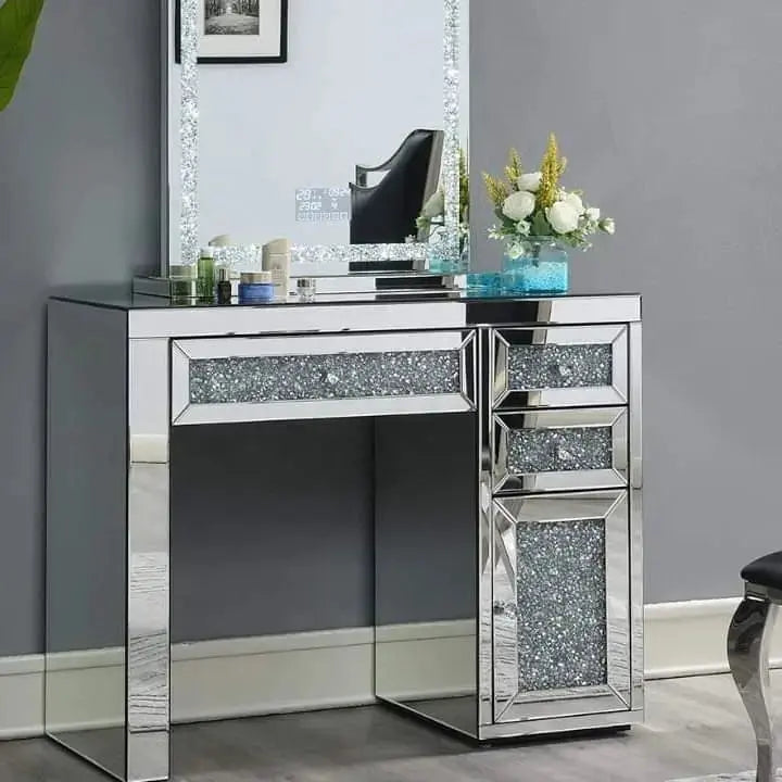 Crushed diamond dressing table featuring an exquisite design - TARLEE
